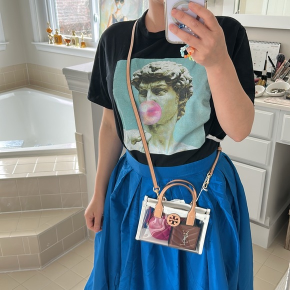Tory Burch Clear mini tote. - Picture 7 of 15